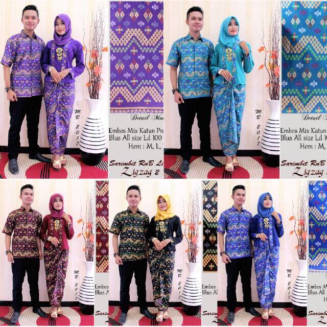  Best Seller Batik  couple lilit  zigzag  zig zag  kutubaru 