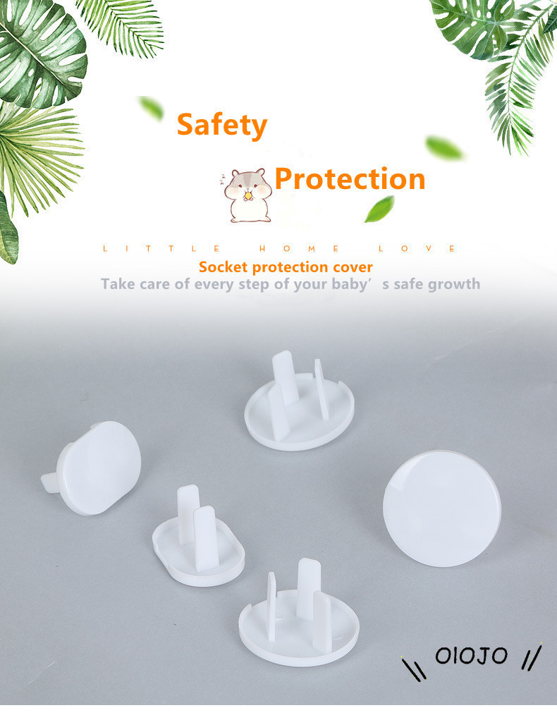 COD New Type Safety Row Plug Cover Socket Protection Cover Baby Electric Shock Protection Cover Plug Socket Safety Cover Plug Baby Electric Shock Protection Cover Pelindung Lengan-ol