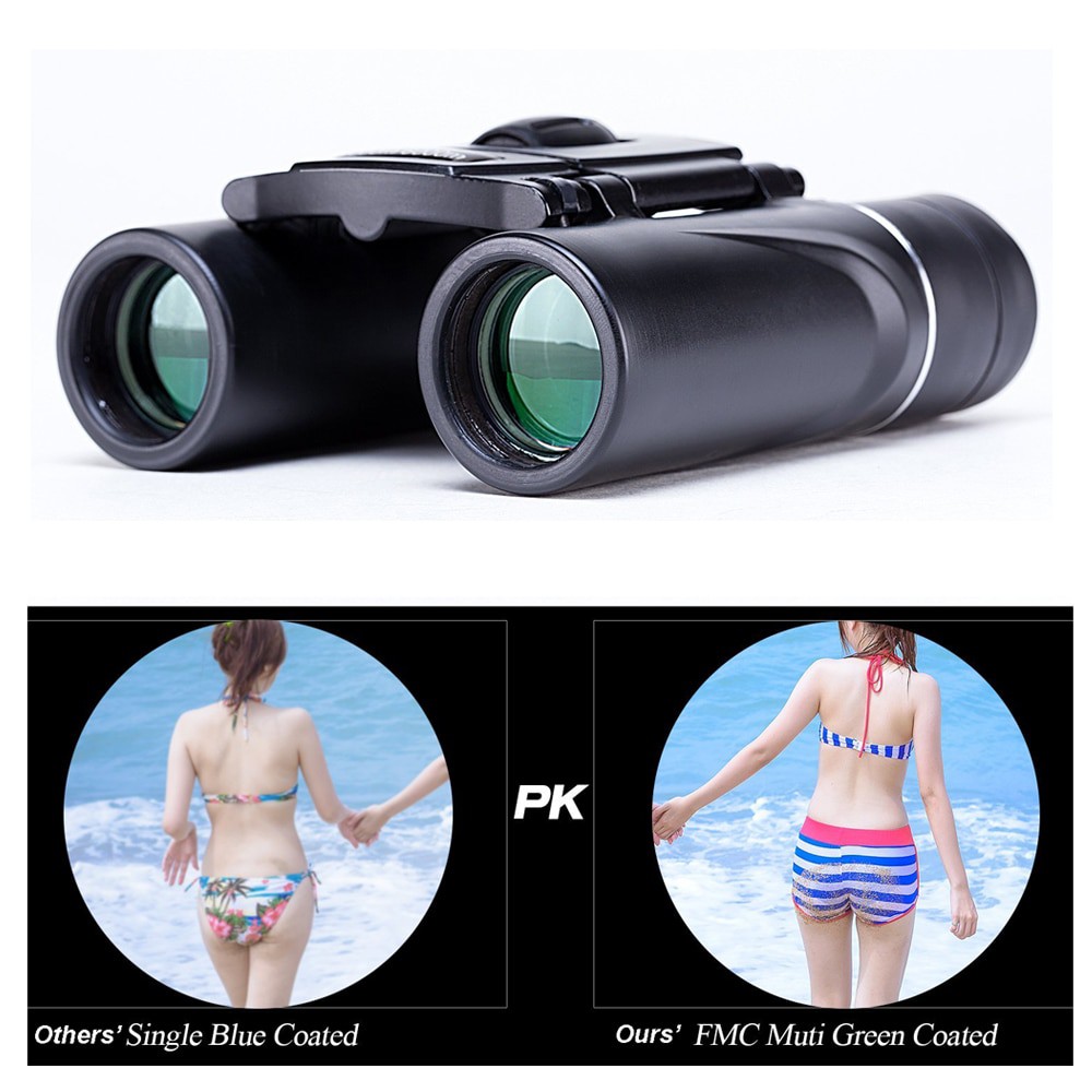 Teropong Binoculars Compact Zoom 8x21 -  Black