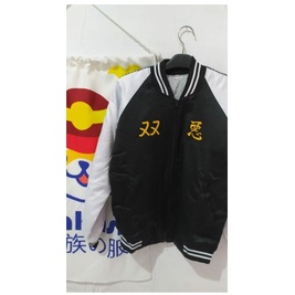 JAKET BOMBER SUKAJAN TOKYO REVENGERS SMILEY &amp; ANGRY TOUMAN SABLON