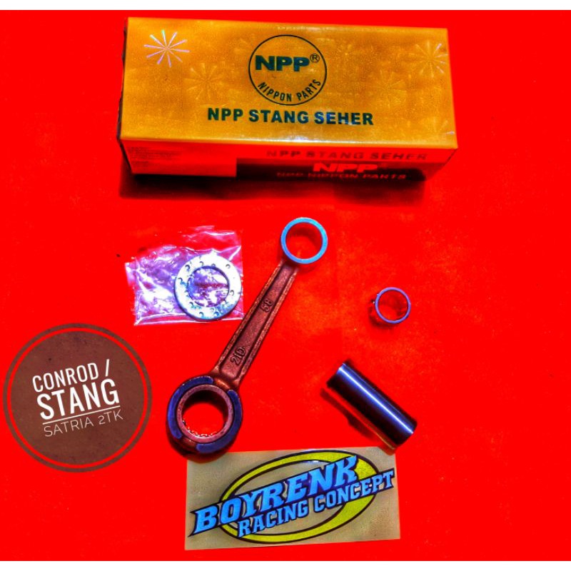 STANG SEHER/CONROD KIT SATRIA 2TAK - BOYRENK RACING