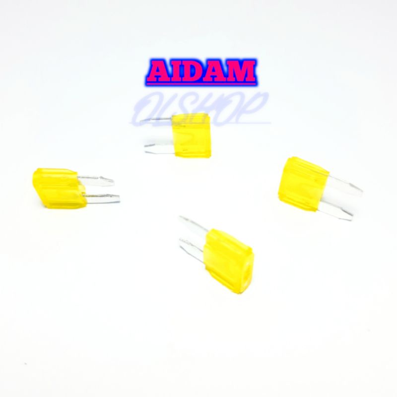 4 PCS SEKRING KECIL 20A FUSE MOTOR TANCAP MOTOR HONDA VARIO YAMAHA NMAX SUZUKI KAWASAKI