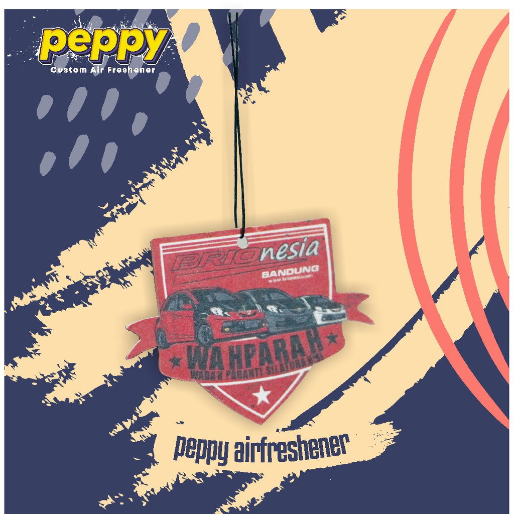 CUSTOM Parfum mobil Gantung untuk Branding / Souvenir