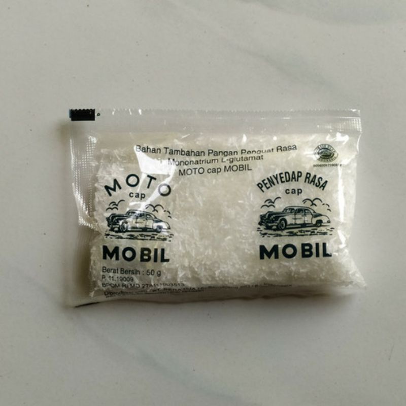

Penyedap Rasa Moto Cap Mobil 50gr / Belanja Praktis Semarang