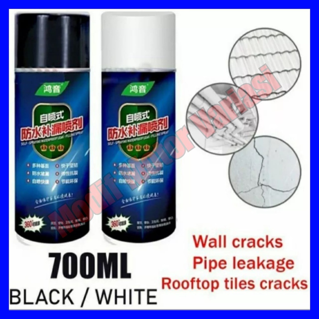 Spray Anti Bocor Waterproof Pelapis Dinding Tembok Atap Cat Semprot