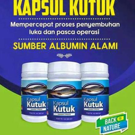♧ Mabruuk Kapsul Ekstrak Kutuk (Ikan Gabus) KAYA ALBUMIN mabruk ➩