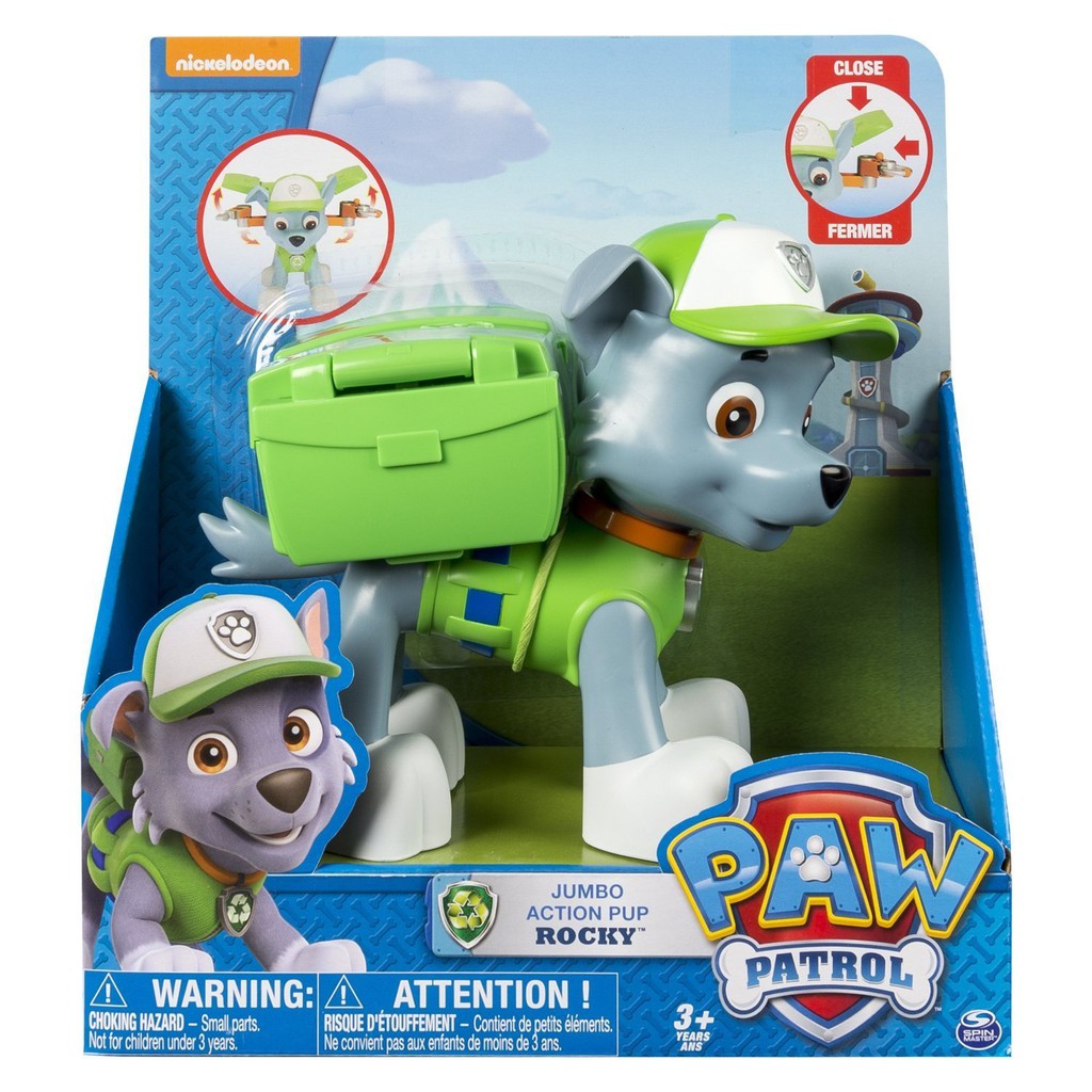Jual PAW PATROL Jumbo Action Pup Rocky 