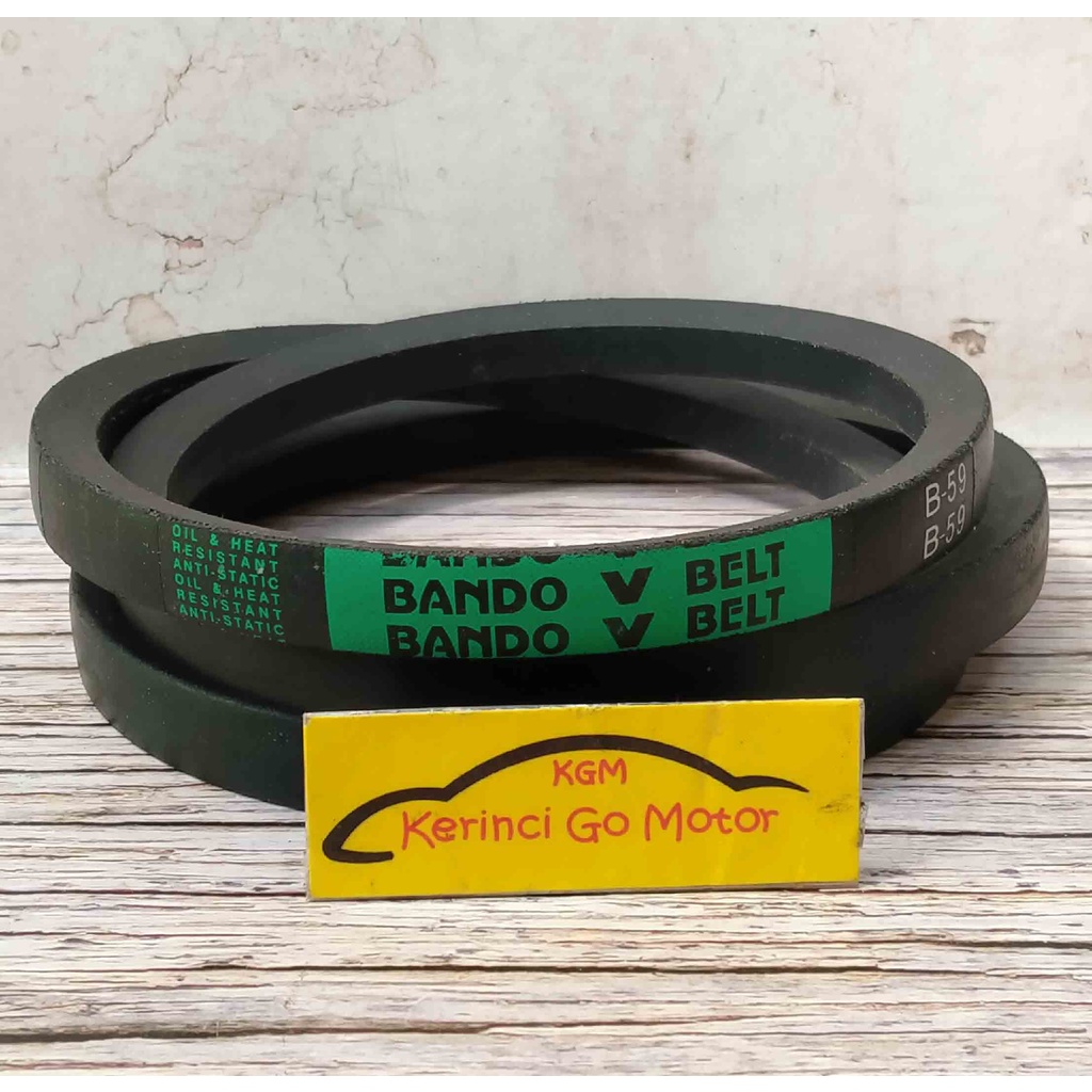 BANDO VAN BELT B-59 V BELT TALI KIPAS B59 FAN BELT VANBELT POLOS B-59