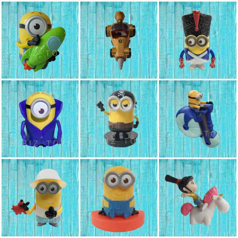 Jual Mainan Minion Happy Meal McDonald`s MCD Minions Preloved Second