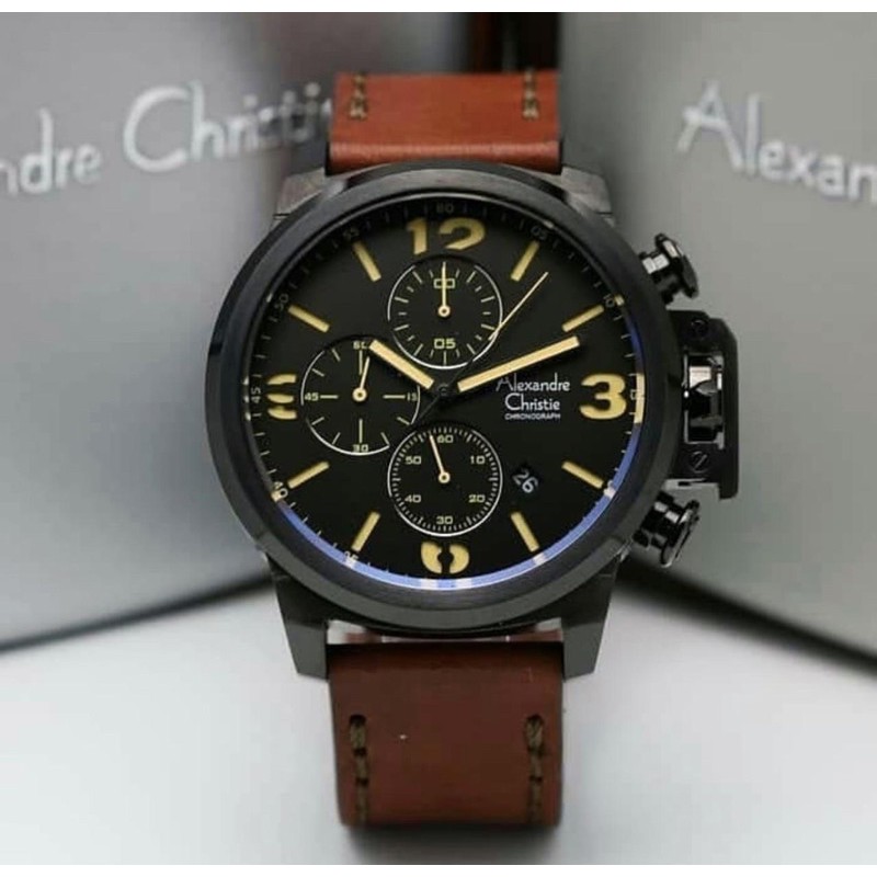 JAM TANGAN ALEXANDRE CHRISTIE AC 6280 PRIA ORI!!