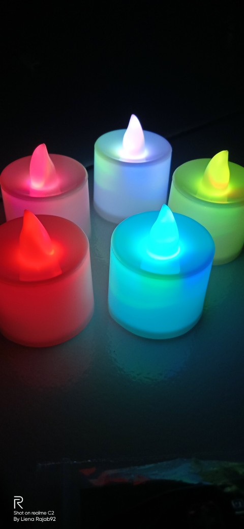 Lilin Elektrik Mini Led Candles Valentine Natal Christmas Lampu Light / Lilin Led