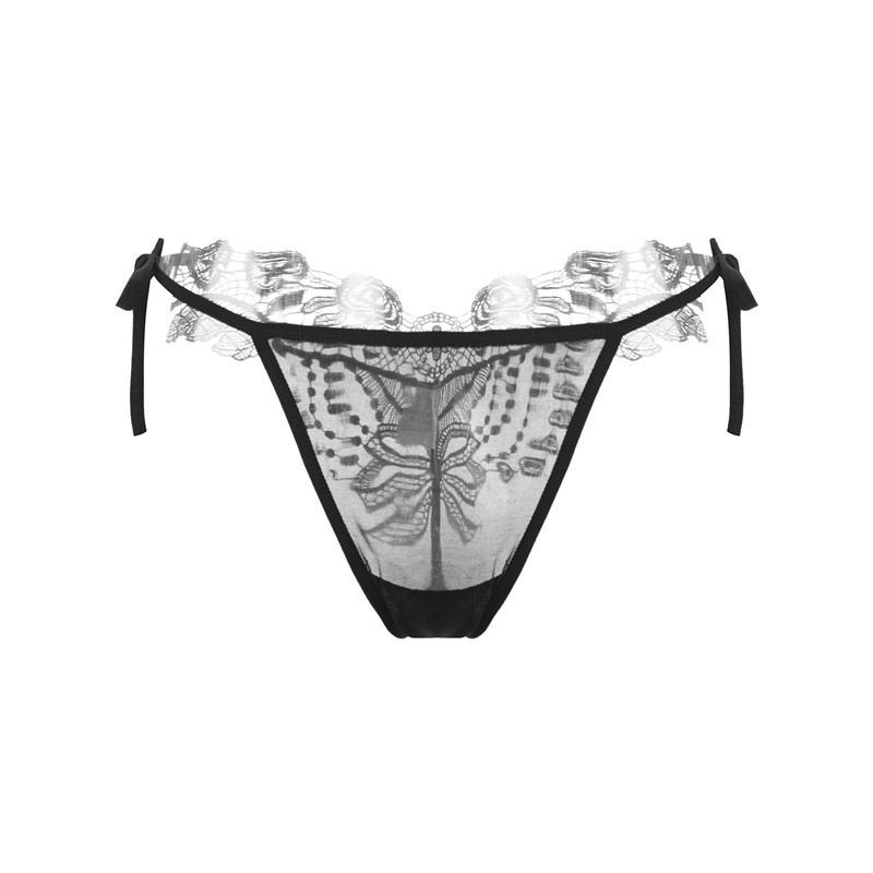 Sexy Celana Dalam Wanita Renda Bunga Bikini Thong Size Besar  Lingerie 3C077