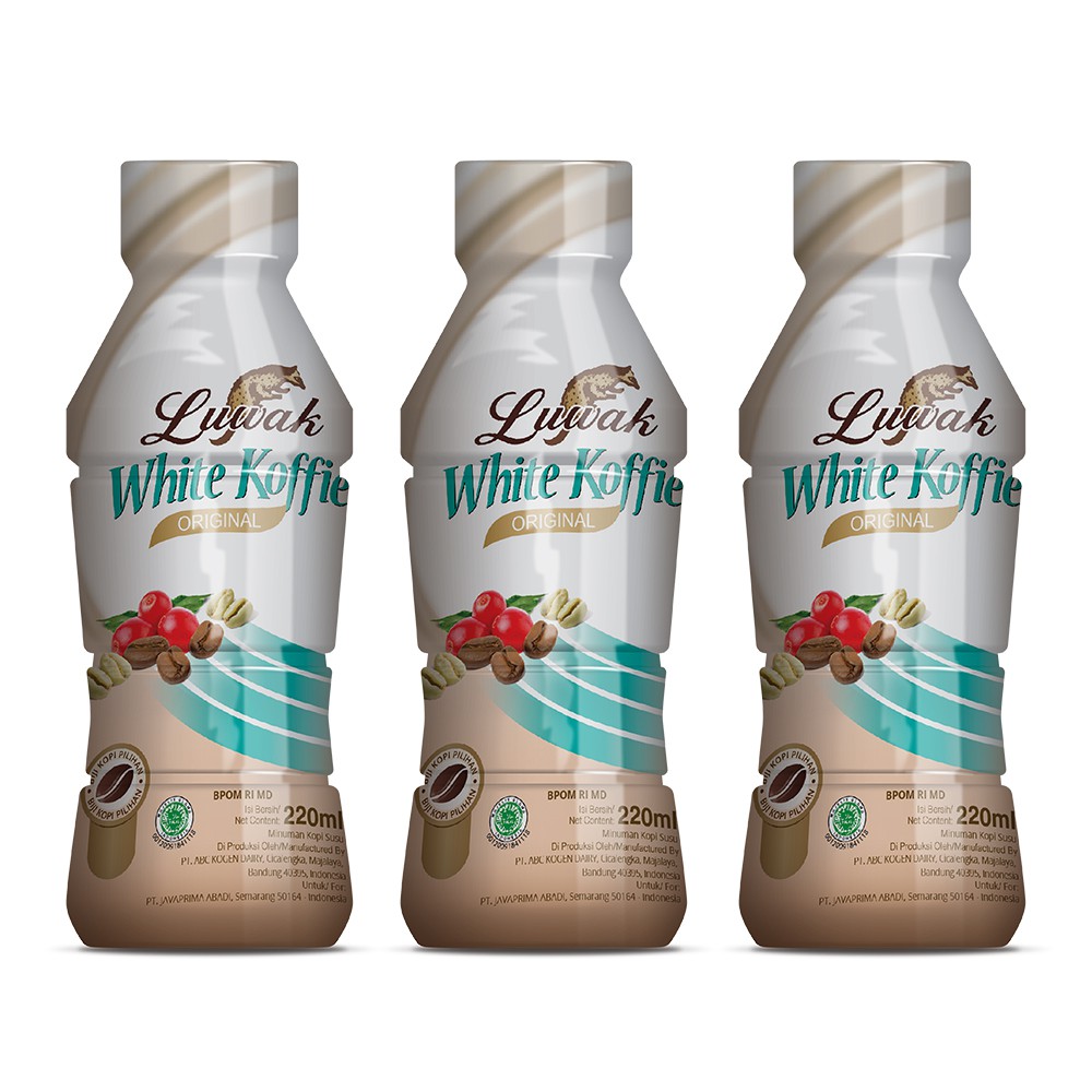 

Kopi Luwak White Koffie Original Botol 220ml Triple Pack