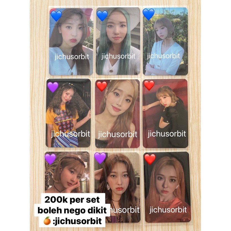 LOONA 12:00 PHOTOCARD - chuu choerry gowon yeojin vivi jinsoul