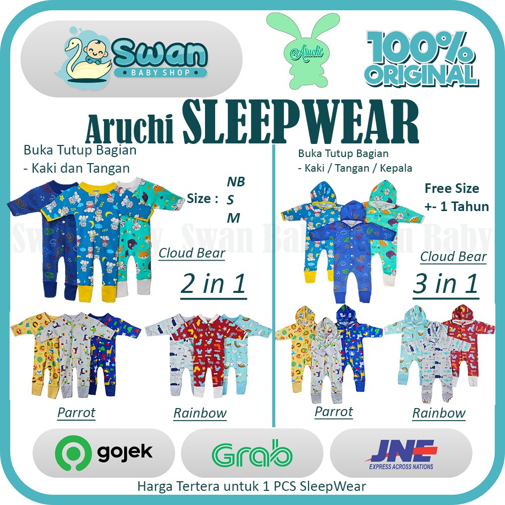 Aruchi Sleepwear / Piyama Bayi