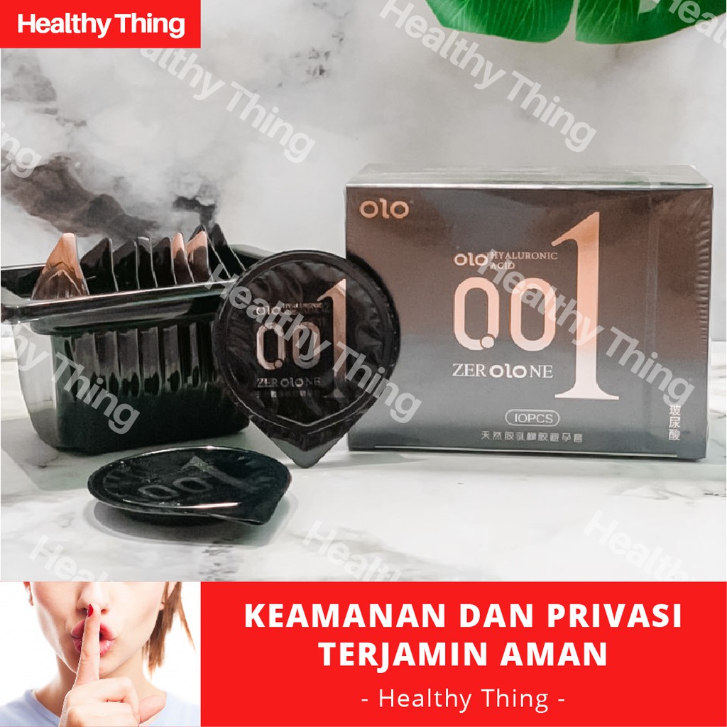 Kondom OLO 0.01 Ultrathin Sensasi Hangat Yang Sangat Nikmat Condom