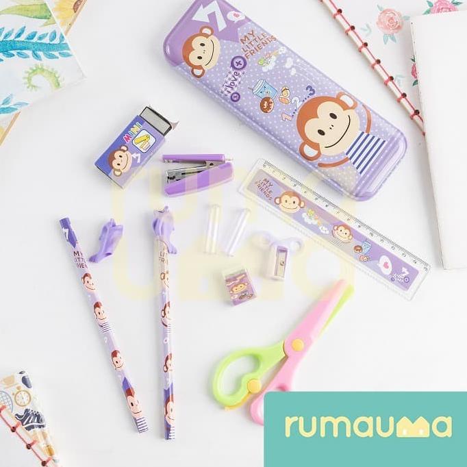 

RUMAUMA Set Stationery Super Practical Purple -Perlengkapan Alat Tulis