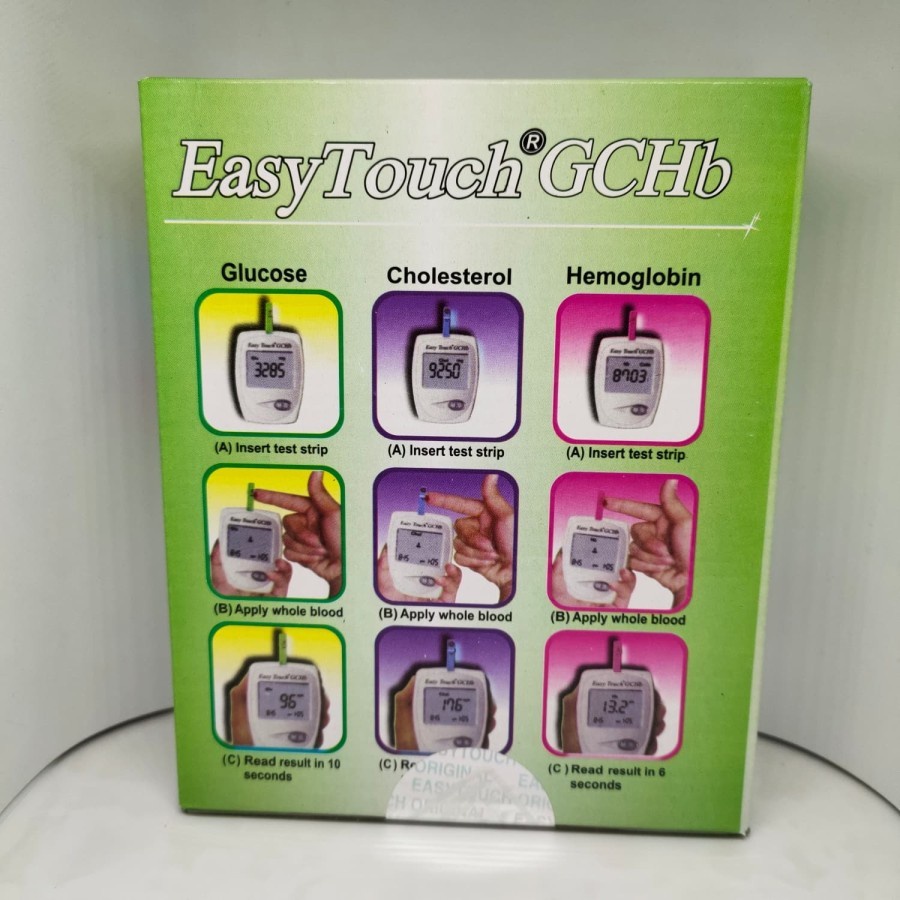 Easy Touch GCHB 3in1 Alat Tes cek Hemoglobin Darah EasyTouch 3 in 1
