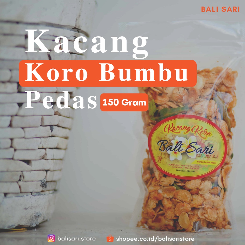 

Kacang koro bumbu pedas manis daun jeruk bali