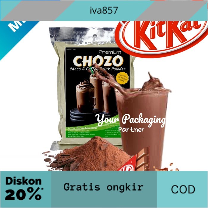 

PROMO Bubuk Minuman Coklat rasa Kitkat 1 Kg / Bubuk Minuman Coklat Kit Kat GRATIS ONGKIR