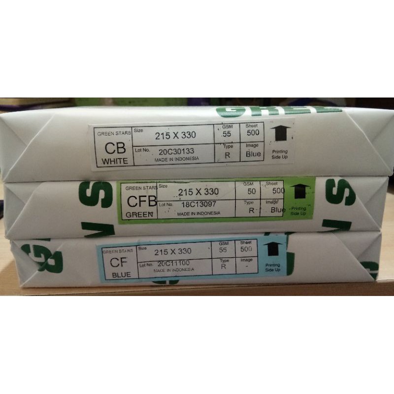 

Kertas ncr Midle sheet warna hijau
