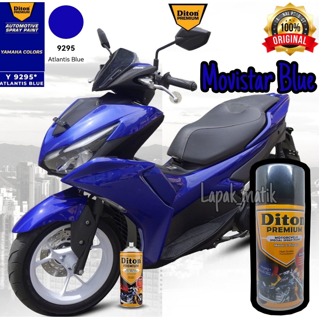 Pilok DITON PREMIUM BIRU MOVISTAR ATLANTIS BLUE Y9295 biru movistar yamaha