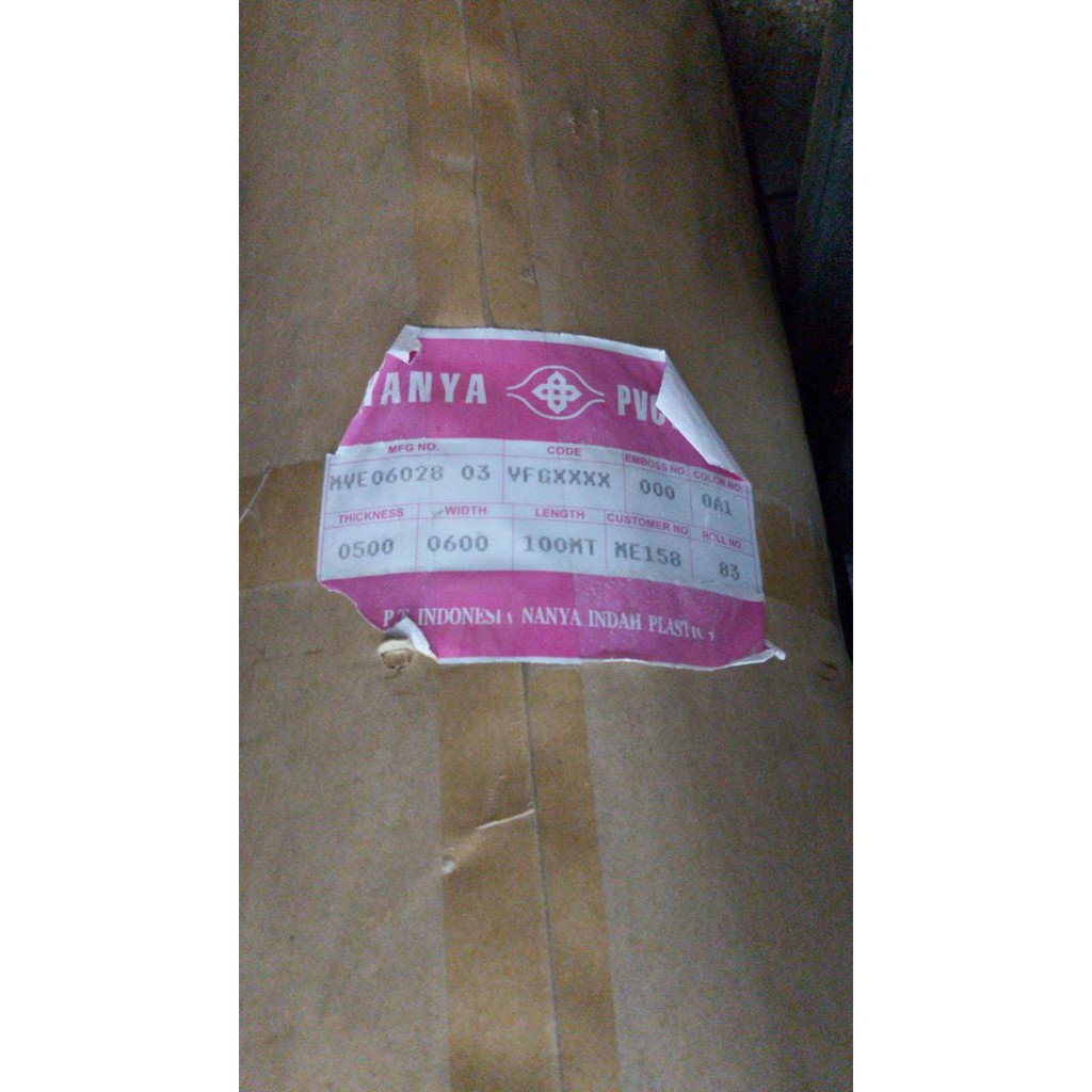 Mika Kaca kaku Transparant Bening tebal 0.5mm roll lebar 60cm