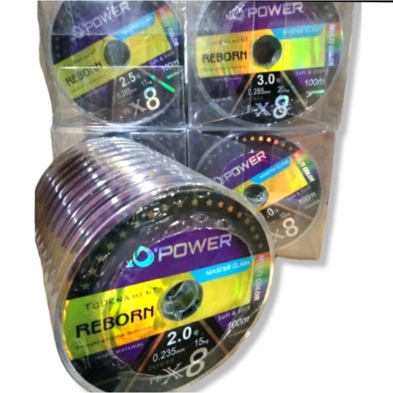 benang senar PE casting X8