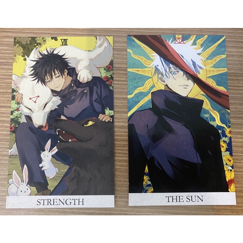 ( BOOKED )wts tarot kadeart pc gojo megumi jjk jujutsu kaisen