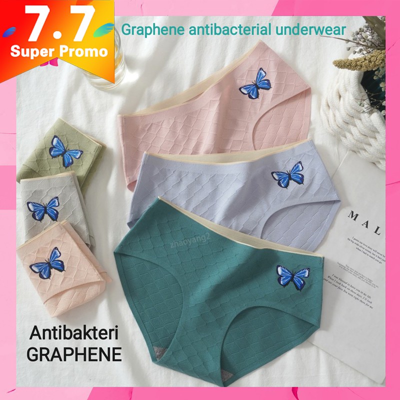 Celana dalam wanita antibakteri GRAPHENE Model katun Celana dalam wanita antibakteri GRAPHENE Model katun