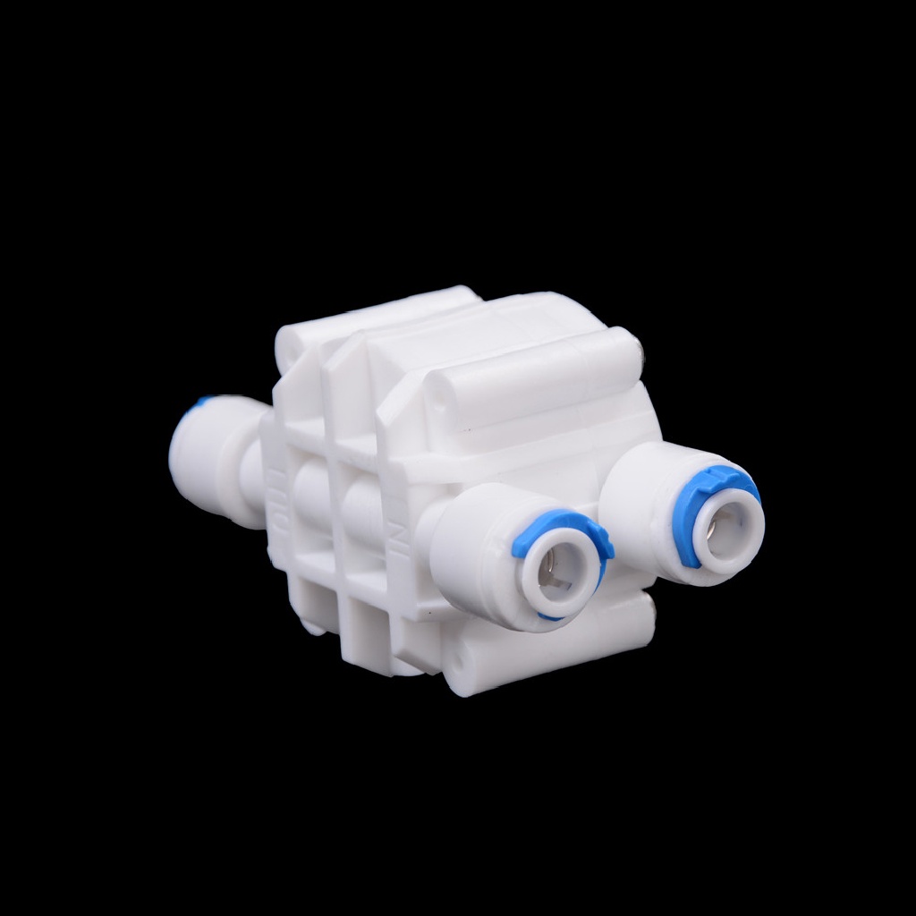 Gongjing1 Katup Auto Shut Off Port 4 Arah 1 / 4 &quot;Untuk Sistem Filter Air RO Reverse Osmosis