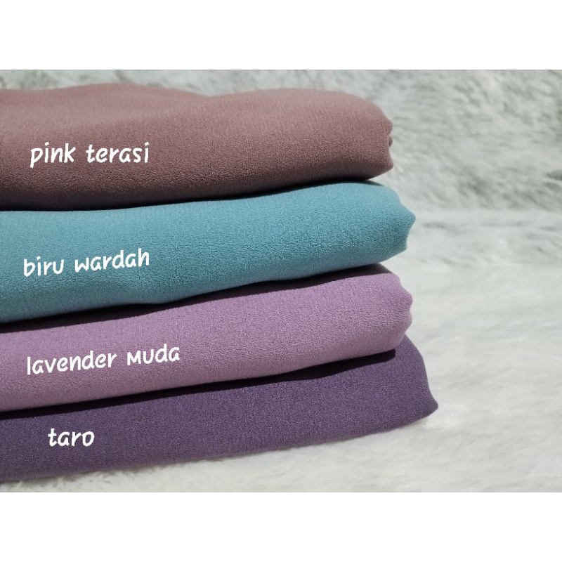 (DIANDRA HIJAB)Jilbab Bergo Instan XL Pet Kerudung Wollycrepe Khimar Jumbo Syari