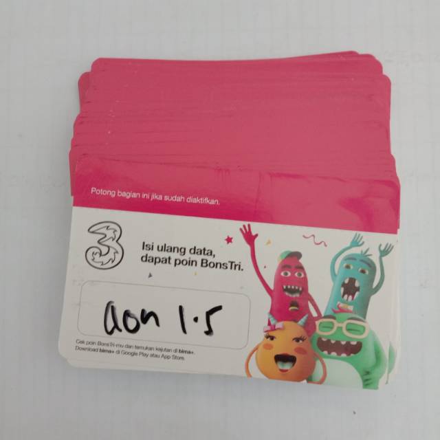 Voucher New Tri Data Aon 1,5 GB