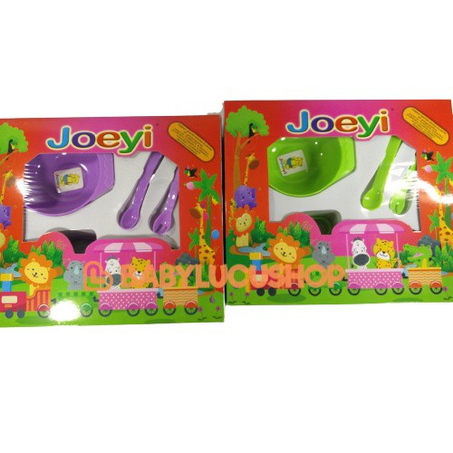 Feeding Set Joeyi KECIL | Tempat MAKAN Joeyi KECIL |Kado Bayi