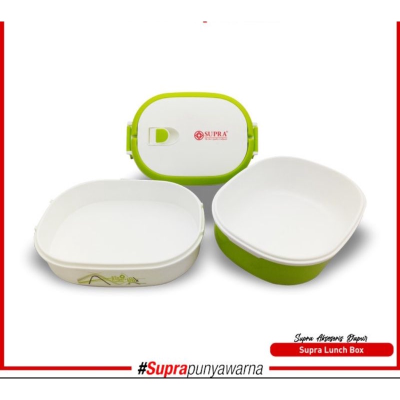 Supra Lunch Box. Kotak Makan Supra 2Susun