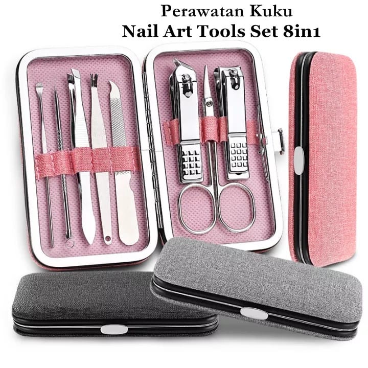 `ღ´ PHINKL `ღ´ Set alat meni pedi bei tuo import gunting kuku korek kuping menicure pedicure