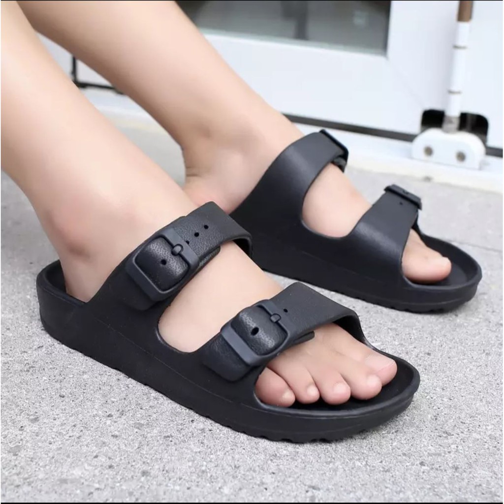 Sandal Wanita Kekinian Bahan EVA Model Birken Terbaru Polos Deubi (36-40)