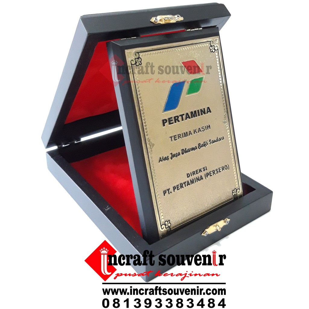 Souvemir dan Plakat Box Kayu ICPB001