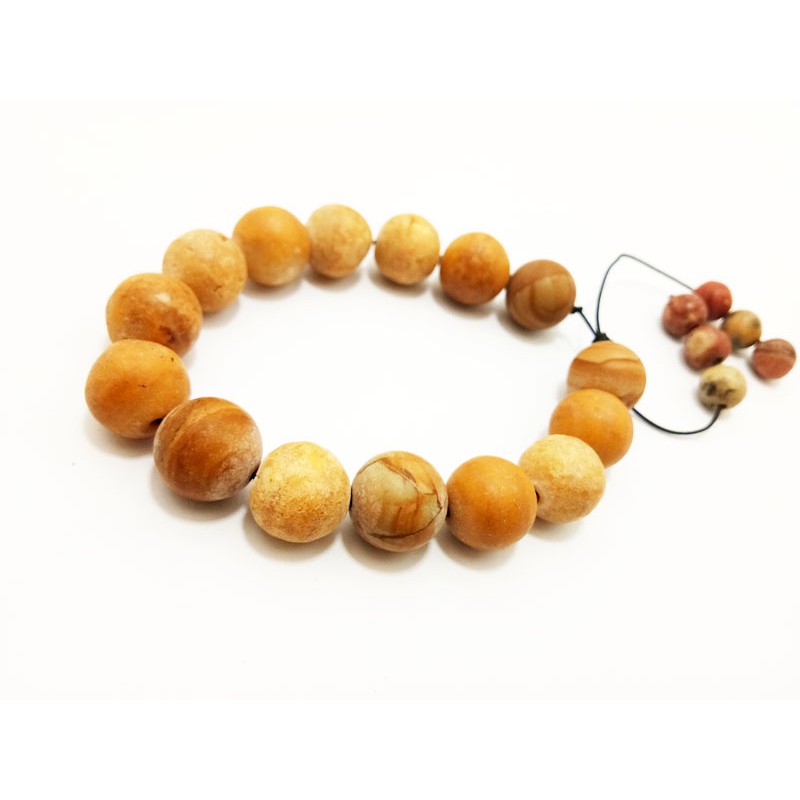 VeE Gelang Terapi Kesehatan Batu Fosil Kayu Dim 14