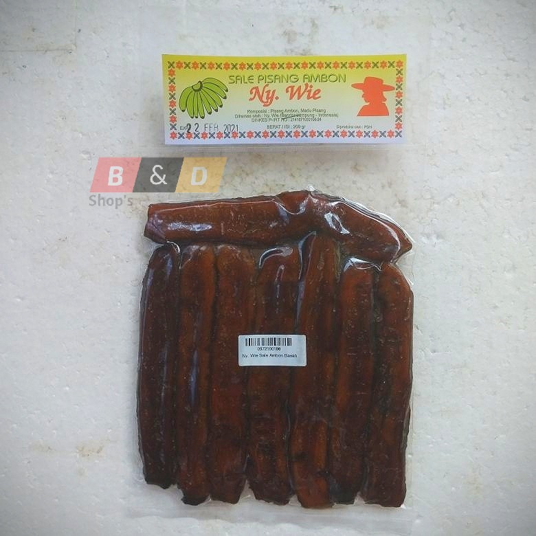 

NY. WIE Sale Pisang Ambon Khas Lampung Netto 200 Gram.