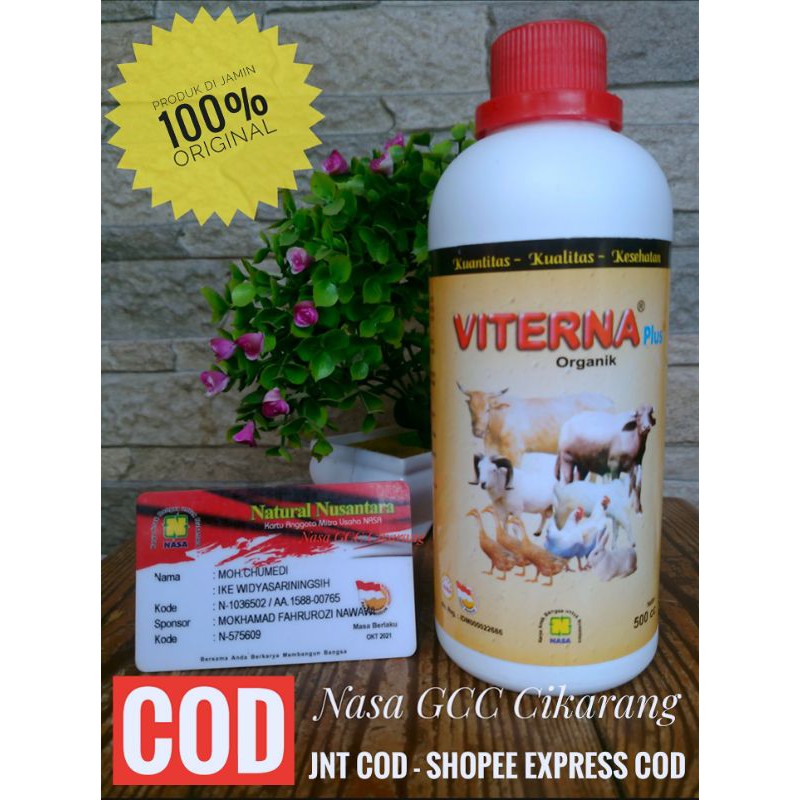 Viterna Nasa 500cc Vitamin Ternak dan Ikan