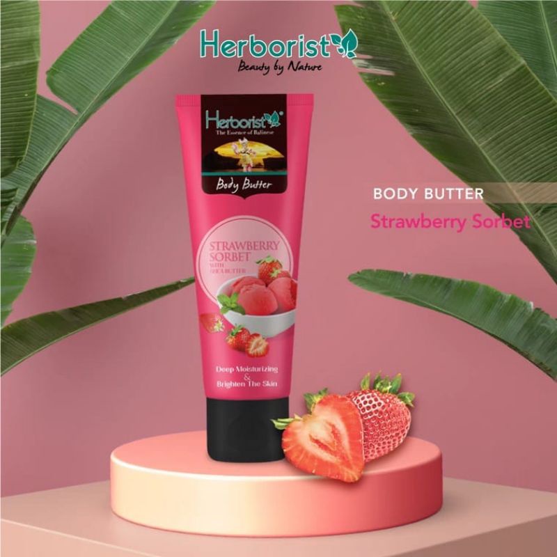 Herborist Body Butter Strawberry 80gr