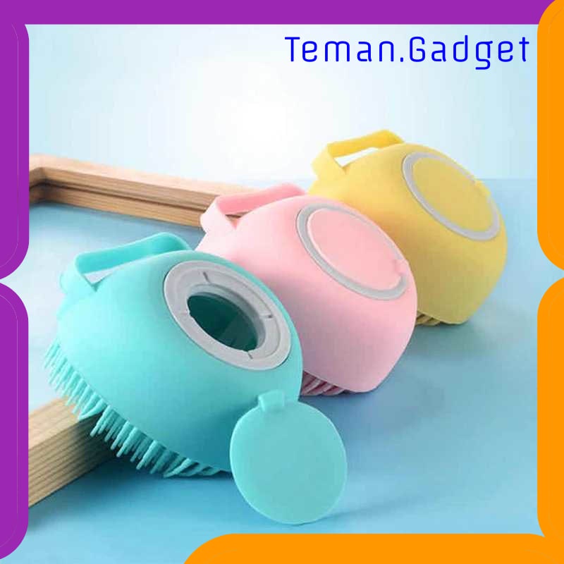 TG-FE342 AIHOGARD SIKAT MANDI BADAN BATH BRUSH SILICONE SOAP CONTAINER - BBM985