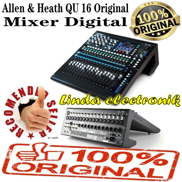 Mixer Allen&Heath QU 16 Original Digital Mixer qu16 16channel