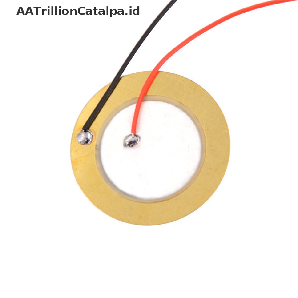 10pcs Disk Drum Trigger Sensor Suara 27mm Dengan Kabel Tembaga