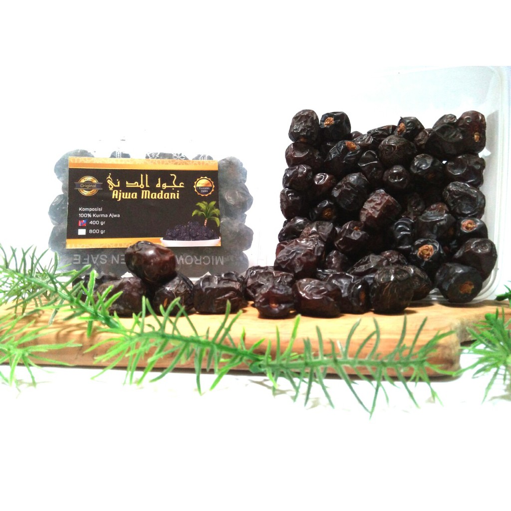 

KURMA AJWA 100 % ASLI MADINAH - 800 GRAM