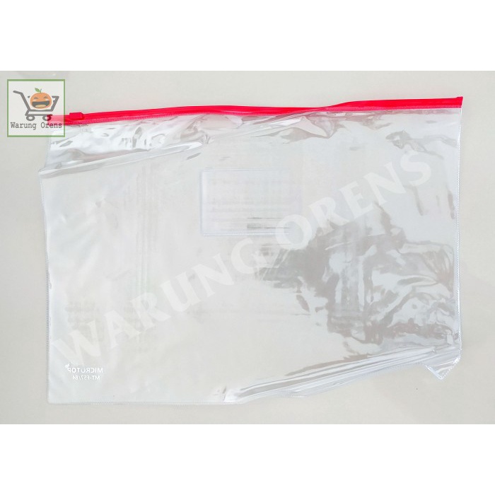 AMPLOP MAP PLASTIK ZIP