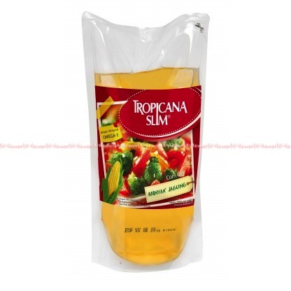 Tropicana Slim Corn Oil Refill 1L Minyak Jagung Minyak Goreng Rendah lemak 1liter TS Migor Corn Oils