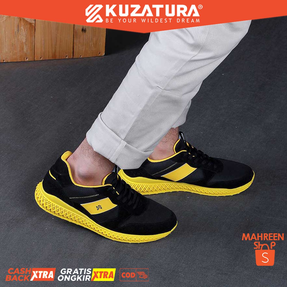 Sepatu Sneakers Casual Pria Original Kuzatura | KZS 615