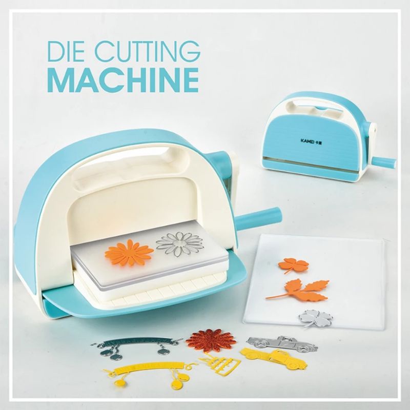 Free Dies Kamei Foldable Cutting Embossing Machine Mini / Standard A5 Mirip Sizzix Cutting Machine Scrapbook